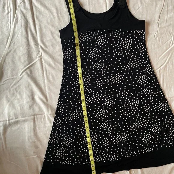 Jessica Polka Dot Black & White 60s Style Mod Midi Dress - Picture 9 of 13